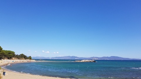 Beach at l'Escala on the Costa Brava, a 10-minute drive from Mas Santa Caterina